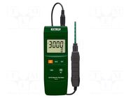 Meter: magnetic field; 195x68x30mm; Sampling: 1x/s EXTECH