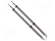 Tip; bent chisel; 1.78mm; 325÷358°C; for hot tweezers; 2pcs. THERMALTRONICS