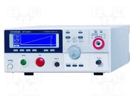 Safety tester; Resolution: 240x64; True RMS AC; Utest: 0.05÷5kVAC GW INSTEK