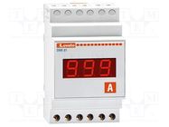 Ammeter; digital,mounting; 0A÷10kA1,50mA÷5.75A; ±(0.5%+1digit) LOVATO ELECTRIC