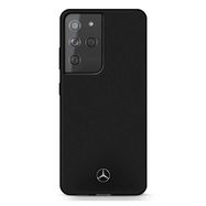 Mercedes Silicone Line Case for Samsung Galaxy S21 Ultra - Black, Mercedes
