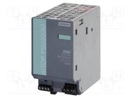 Power supply: switched-mode; for DIN rail; 240W; 24VDC; 10A; IP20 SIEMENS