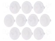 Moulding clip; 10pcs; Seat,VW; OEM: 701853585; L: 17mm; polyamide ROMIX