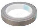 Tape: electrically conductive; W: 19mm; L: 10m; Thk: 0.11mm; grey 3M