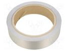 Tape: electrically conductive; W: 25mm; L: 10m; Thk: 0.11mm; grey 3M