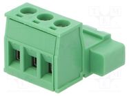 Pluggable terminal block; 5.08mm; ways: 3; straight; plug; male PHOENIX CONTACT