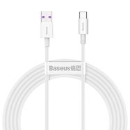 Baseus Superior cable USB - USB TypeC 66 W 6A 2 m White (CATYS-A02), Baseus