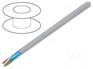 Wire; EcoCable Mini; 8x28AWG; shielded,Al-PET foil; MPPE; 300V ALPHA WIRE