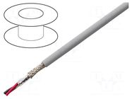 Wire; EcoCable Mini; 2x22AWG; MPPE; dark grey; 300V; halogen free ALPHA WIRE