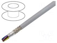 Wire; EcoCable Mini; 8x2x24AWG; MPPE; dark grey; 300V; 305m; 1000ft ALPHA WIRE