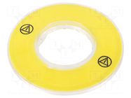 Warning plate; 22mm; Harmony XB4; Ø22mm SCHNEIDER ELECTRIC