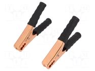 Crocodile clip; 200A; Grip capac: max.200mm; Overall len: 150mm AXIOMET