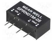 Converter: DC/DC; 1W; Uin: 11.4÷13.2V; Uout: 5VDC; Iout: 0÷200mA MEAN WELL