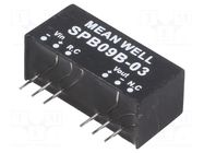 Converter: DC/DC; 9W; Uin: 18÷36VDC; Uout: 3.3VDC; Iout: 0÷2000mA MEAN WELL