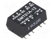 Converter: DC/DC; 1W; Uin: 9÷18VDC; Uout: 12VDC; Iout: 8.3÷83mA; SMT MEAN WELL