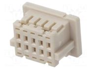 Connector: wire-board; plug; female; SignalBee; PIN: 10; 1mm; 2x5 HIROSE