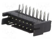 Connector: PCB-cable/PCB; socket; male; PIN: 16; SignalBee; THT HIROSE