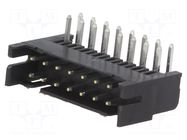 Connector: PCB-cable/PCB; socket; male; PIN: 16; SignalBee; THT HIROSE