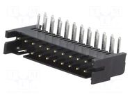 Connector: PCB-cable/PCB; socket; male; PIN: 22; SignalBee; THT HIROSE