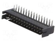 Connector: PCB-cable/PCB; socket; male; PIN: 30; SignalBee; THT HIROSE