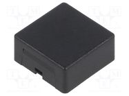 Button; AML series; 15x15mm; square; black; AML HONEYWELL