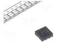 Diode: TVS array; 6.6V; 5A; unidirectional; DFN6; Ch: 2; ESD ALPHA & OMEGA SEMICONDUCTOR