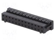 Connector: wire-wire/PCB; plug; female; PIN: 26; SignalBee; crimped HIROSE