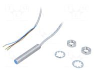 Sensor: inductive; OUT: PNP / NO; 0÷4mm; 10÷30VDC; M8; 2m; IP67 IPF ELECTRONIC
