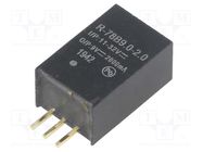 Converter: DC/DC; 18W; Uin: 11÷32V; Uout: 9VDC; Iout: 2A; SIP3; PCB RECOM