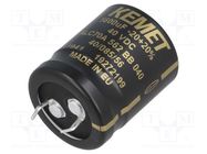 Capacitor: electrolytic; SNAP-IN; 5.6mF; 40VDC; Ø25x30mm; ±20% KEMET