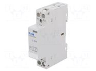 Contactor: 2-pole installation; 20A; 24VAC; NC x2; CR20 EATON ELECTRIC