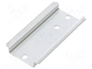 DIN rail; steel; zinc; L: 66mm; W: 35mm; for enclosures; TS35 x 7.5 SPELSBERG