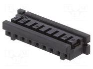 Connector: wire-wire/PCB; plug; female; PIN: 9; SignalBee; straight HIROSE