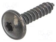 Screw; 100pcs; 16mm; steel; black; Thread: 3,5 ROMIX