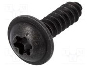 Screw; 100pcs; 16mm; steel; black; Thread: 4,2 ROMIX