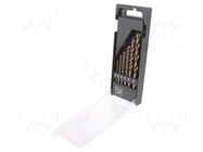 Drill set; for metal; high speed steel; metal; 6pcs. BAHCO