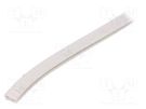 Hole and edge shield; PVC; L: 10m; white; H: 14.5mm; W: 10mm RST ROZTOCZE