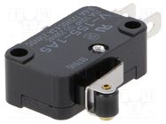 Microswitch SNAP ACTION; 15A/250VAC; 0.6A/125VDC; SPDT; ON-(ON) OMRON Electronic Components