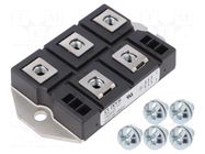 Bridge rectifier: three-phase; Urmax: 1.6kV; If: 240A; Ifsm: 2.8kA IXYS