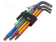 Wrench-set; Hex Plus key; cardboard packaging; 9pcs. WERA