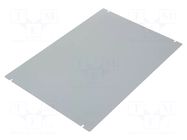 Mounting plate; steel; 1441; grey HAMMOND