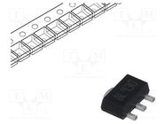 IC: voltage regulator; linear,fixed; 15V; 0.1A; SOT89; SMD; L78L STMicroelectronics