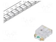LED; red/blue; SMD; 0805; 1.8÷2.6/2.6÷3.6VDC; 2x1.25x0.8mm; 120° OPTOSUPPLY