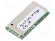 Module: RF; UART; -118dBm; 2.8÷3.6VDC; 27dBm; SMD; 100kbps; 407/31mA RADIOCRAFTS