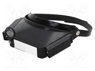 Binocular magnifier; Mag: x1.8÷x4.8; Illumin: LED NEWBRAND