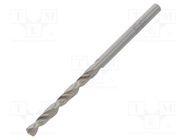 Drill bit; for metal; Ø: 3mm; L: 61mm; Working part len: 33mm; 1pcs. C.K