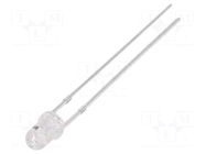 LED; red/yellow; 3mm; bicolour; 30°; 3÷4.5VDC; 20mA; Front: convex OPTOSUPPLY