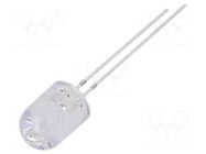 LED; yellow; 8mm; 8400÷10000mcd; 30°; Front: convex; 1.8÷2.6VDC OPTOSUPPLY