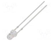 LED; yellow/green; 3mm; bicolour; 30°; 3÷4.5VDC; 20mA; Front: convex OPTOSUPPLY