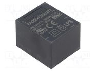 Converter: AC/DC; 5W; 85÷305VAC; Usup: 120÷430VDC; Uout: 12VDC; 83% RECOM